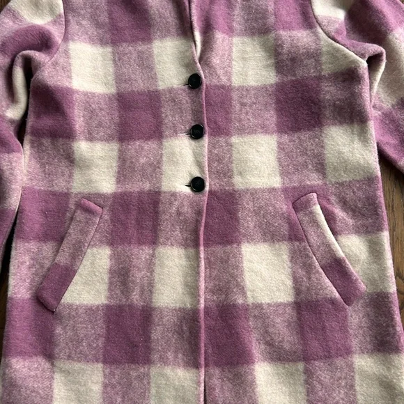 Isabel Marant Etoile Gabriel Gingham Oversize Coat - Picture 6 of 8